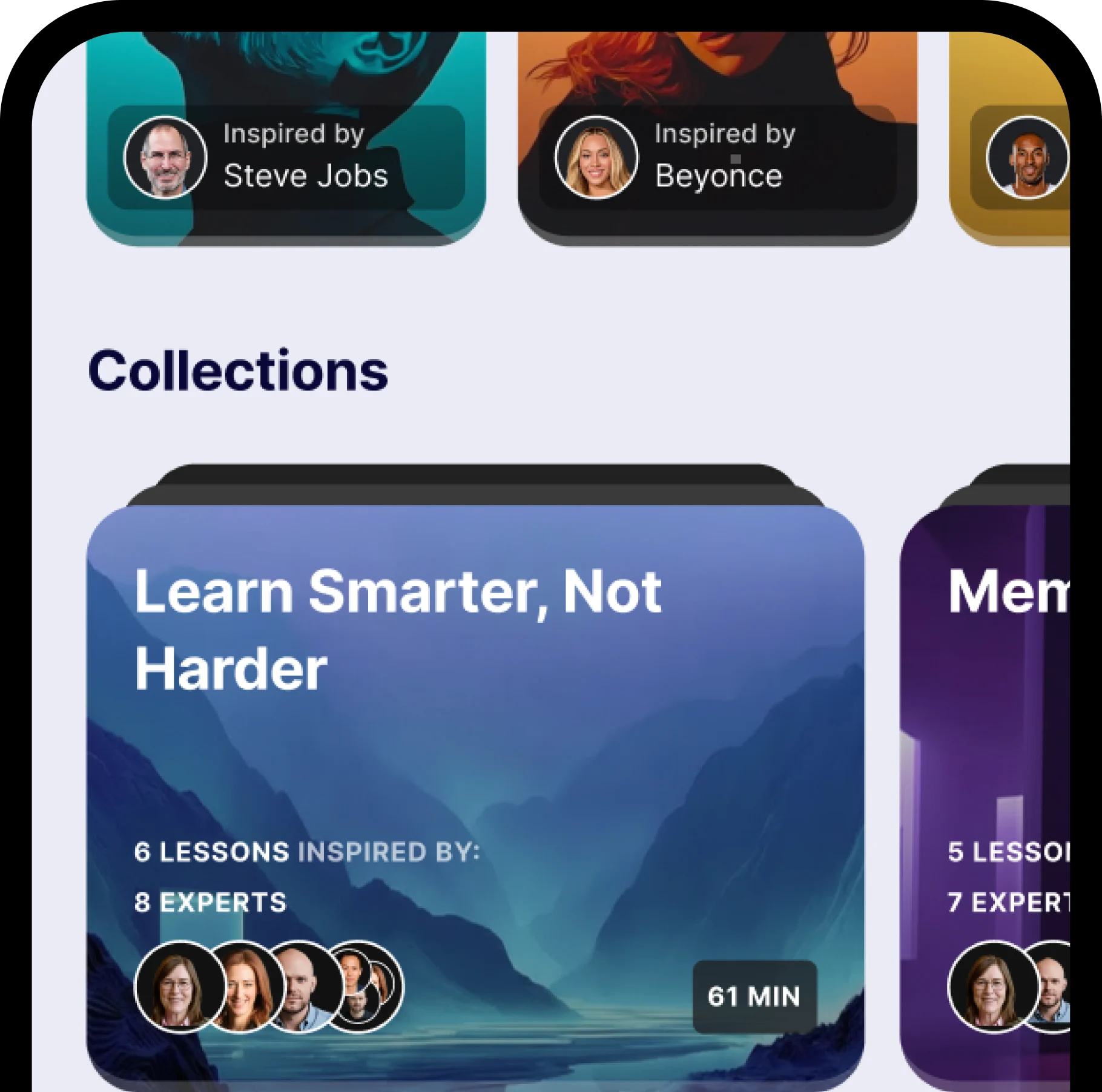 Explore Section