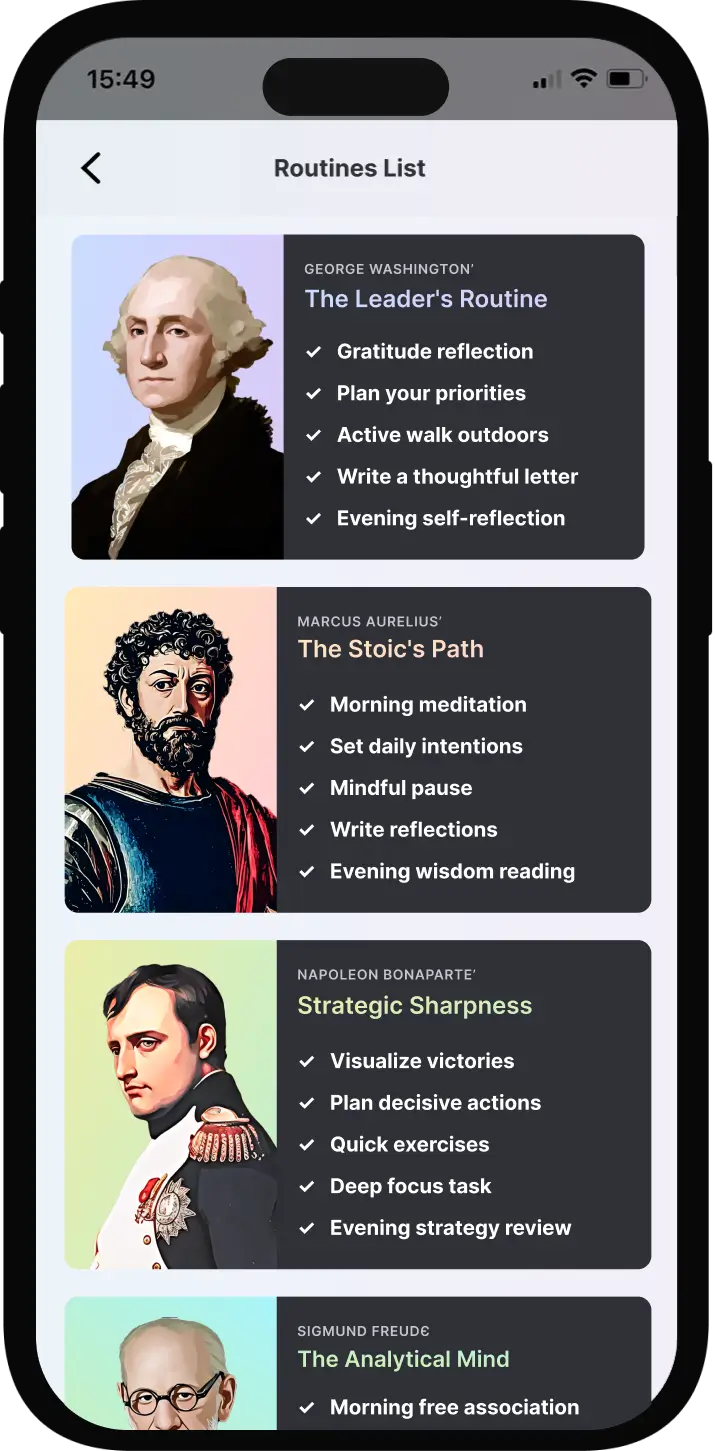 Expert routines screenshot
